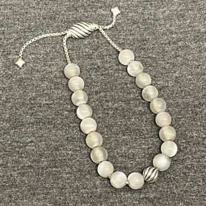 David Yurman Spiritual Beads Moonstone adjustable bracelet.
